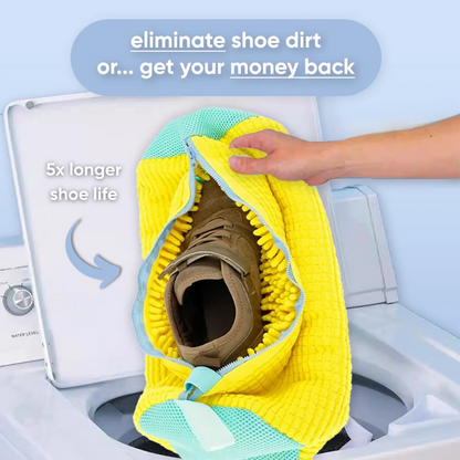 Remove dirt "Save Shoes" with Shoe Laundry Bag