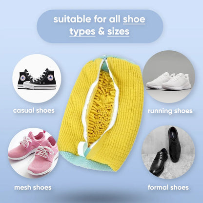 Remove dirt "Save Shoes" with Shoe Laundry Bag