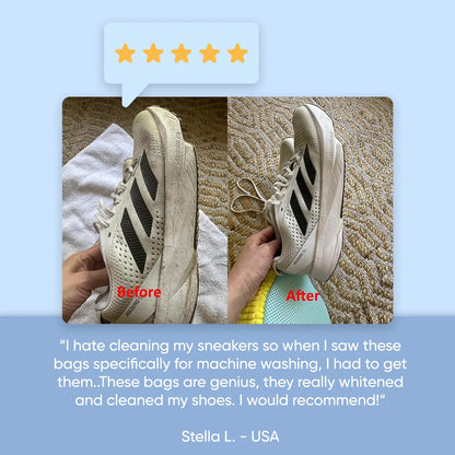 Remove dirt "Save Shoes" with Shoe Laundry Bag